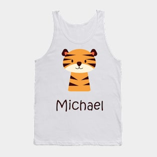 Michael sticker Tank Top